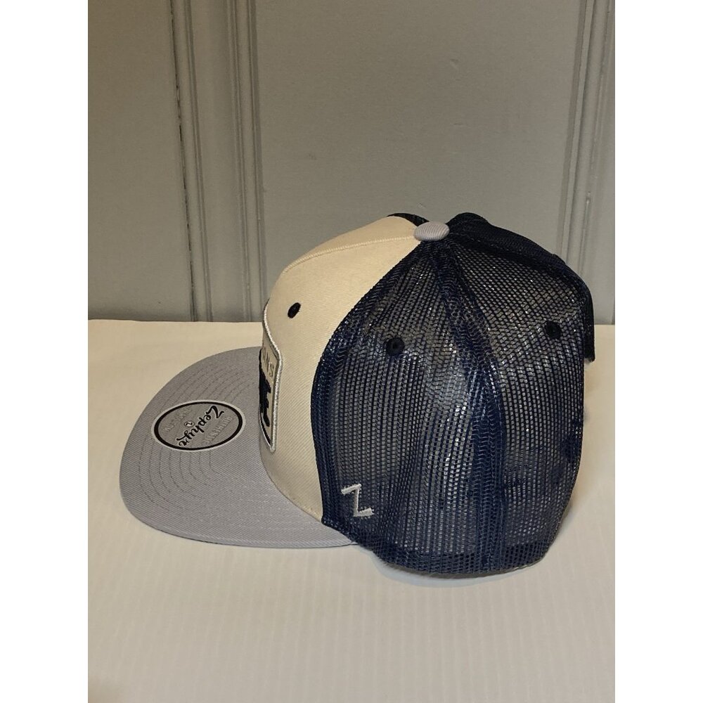 Penn State University Nittany Lions Gray / Beige Trucker Cap Hat SnapBack New - Picture 5 of 8